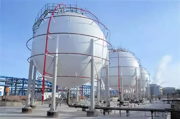 金川化工新资料公司30万吨PVC氯乙烯球罐 金川化工新资料公司30万吨PVC氯乙烯球罐
