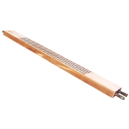 Side blowing furnace tooth shaped copper water jacket